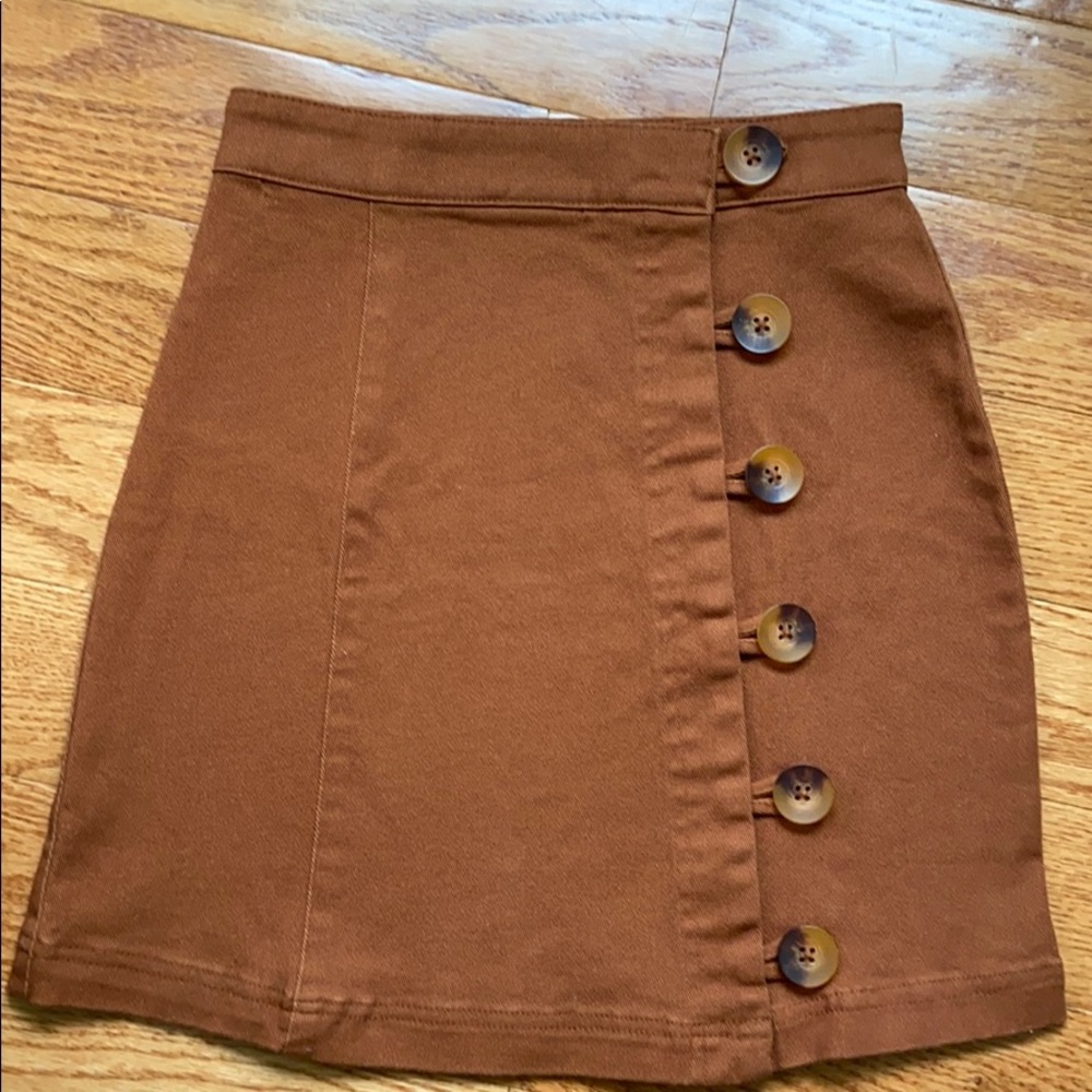 Francesca’s Harper button down skirt